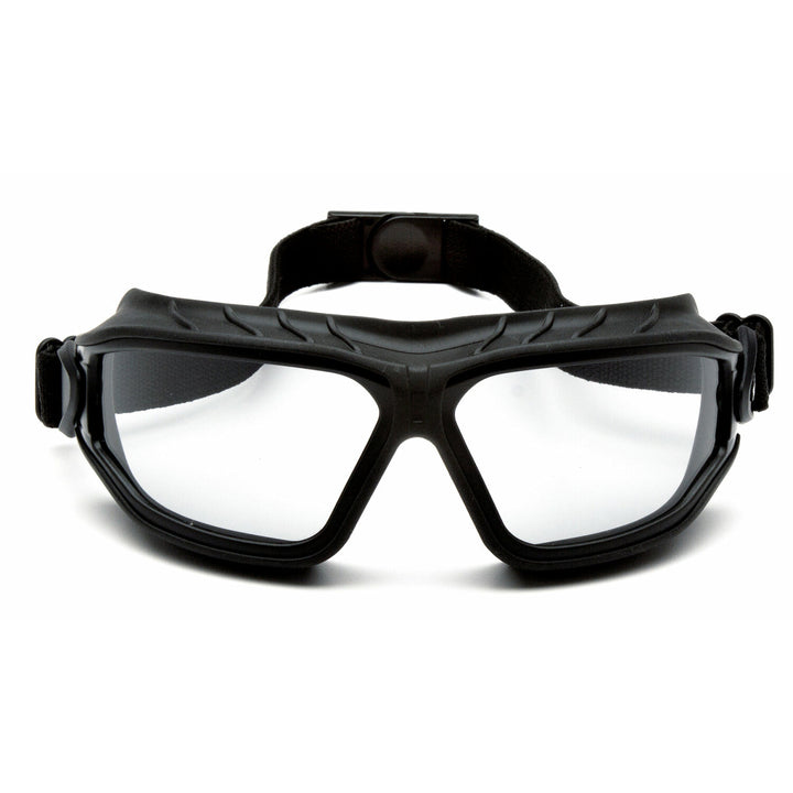 Pyramex GB10025TM Torser - Black Strap/Light Gray H2MAX Anti-Fog Lens