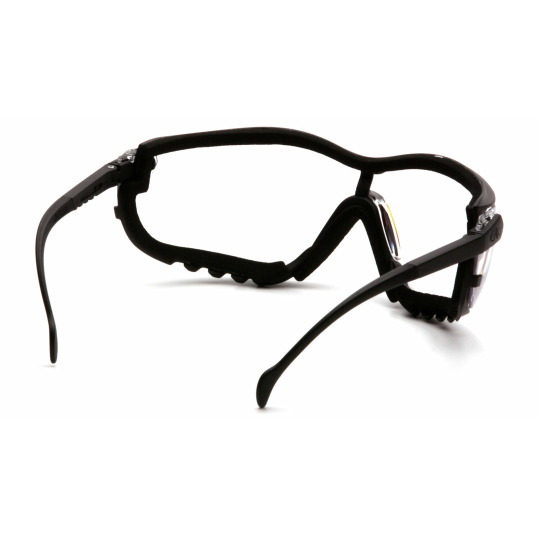 Pyramex GB1810STM V2G -  Clear H2MAX Lens with Black Strap/Temples