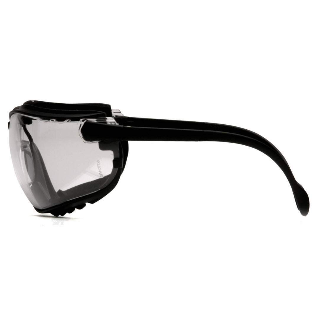 Pyramex GB1810STM V2G -  Clear H2MAX Lens with Black Strap/Temples