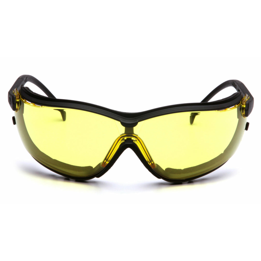 Pyramex GB1830ST Pyramex Safety - V2G - Black Frame/Amber Anti-Fog Lens