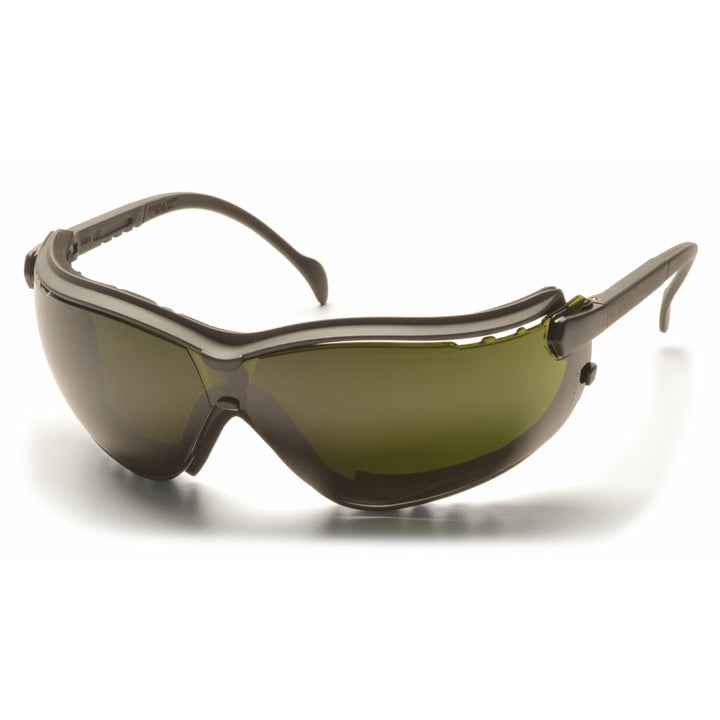 Pyramex GB1860SFT V2G - 3.0 IR H2X Filter Anti-Fog Lens with Black Strap/Temples