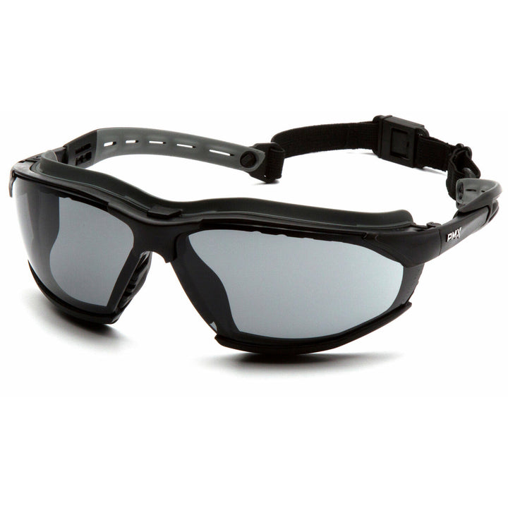 Pyramex GB9420STM Gray H2MAX Anti-Fog Lens with Black Frame