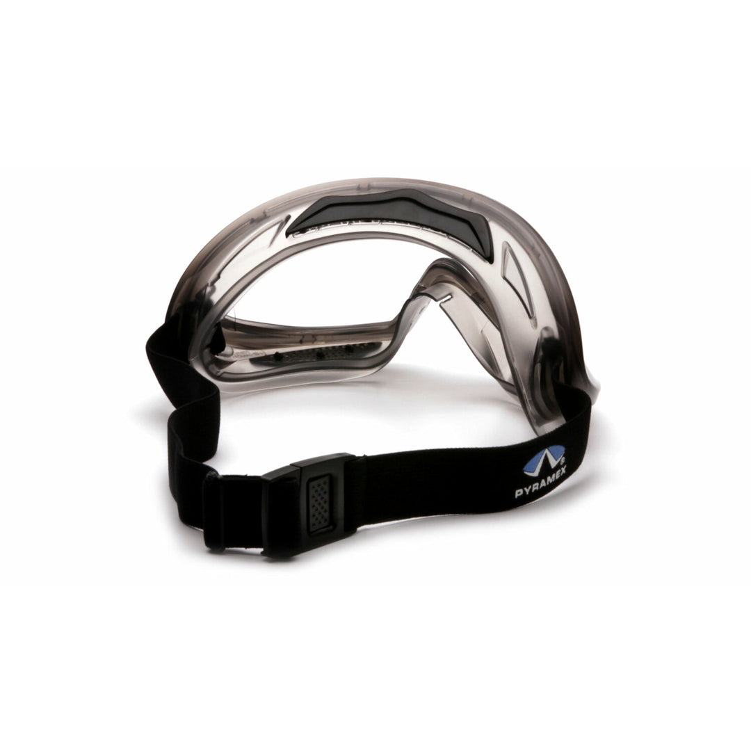 Pyramex GG504T Gray Direct/Indirect Goggle with Clear H2X Anti-Fog Lens