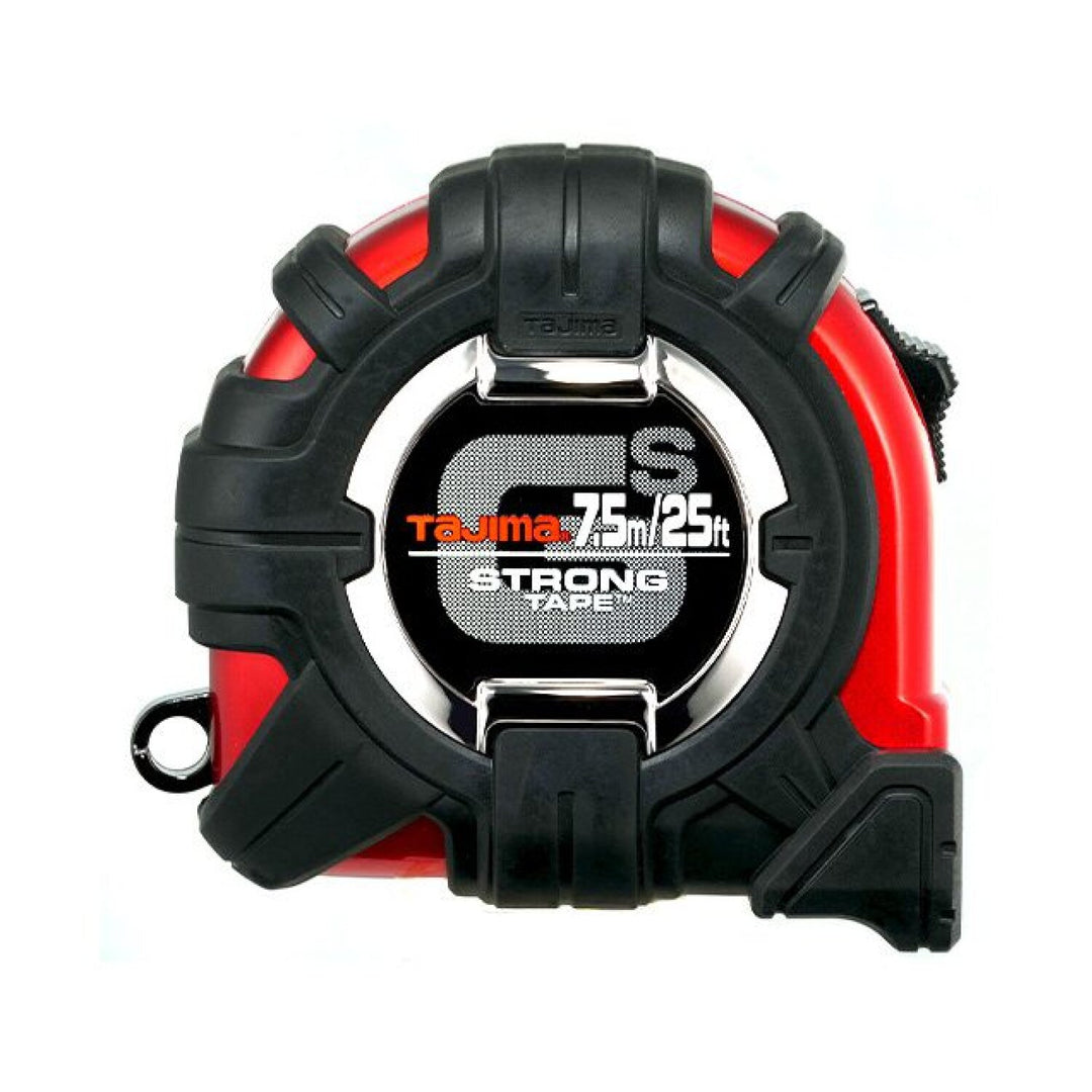 Tajima Tools GS-C25/7.5MBW GS-Lock Measuring Tape with Compatible Clip, 25 ft / 7.5 m x 1 in
