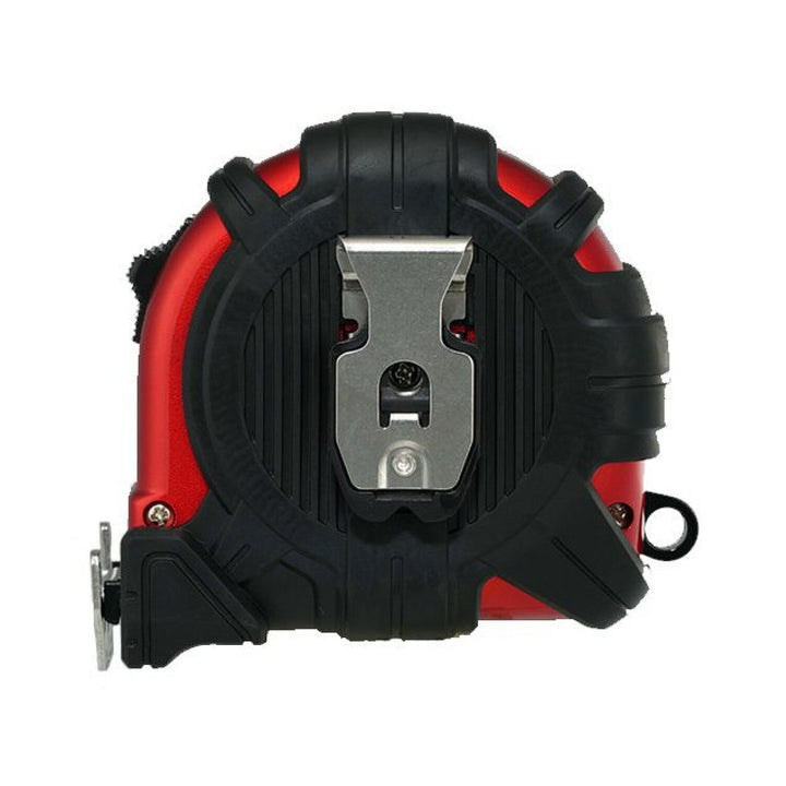 Tajima Tools GS-MC25BW GS-Lock Horned Magnetic Hook Tape Measure with Compatible Clip, 25 ft x 1 in