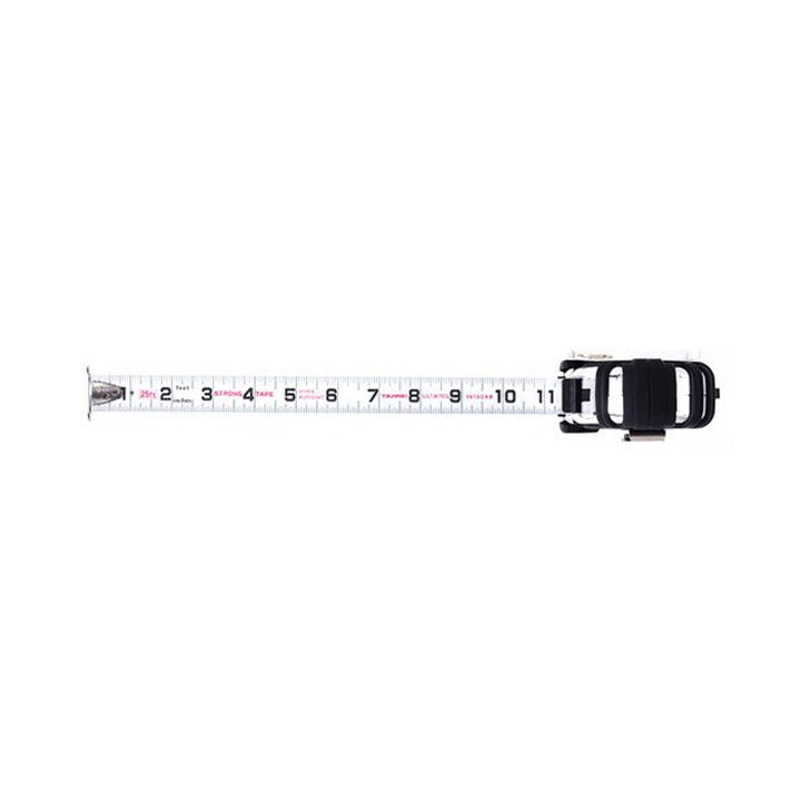 Tajima Tools GS-SC25BW GS-Lock Magnetic Power x2 Tape Measure with Compatible Clip, 25 ft x 1 in