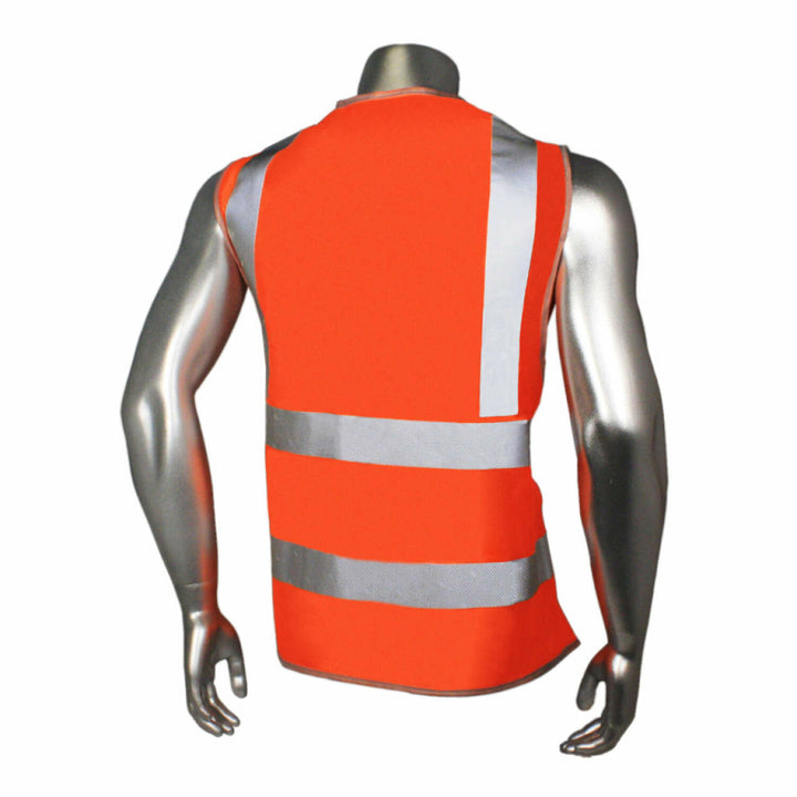 Radwear USA HV-6ANSI-2H Type R Class 2 2.7oz Micro Mesh Safety Vest - Orange