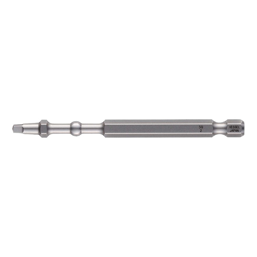 Vessel Tools IBSQ290P2 IMPACT BALL Torsion Bit (SQ2 x 90 mm, 2 pcs.)