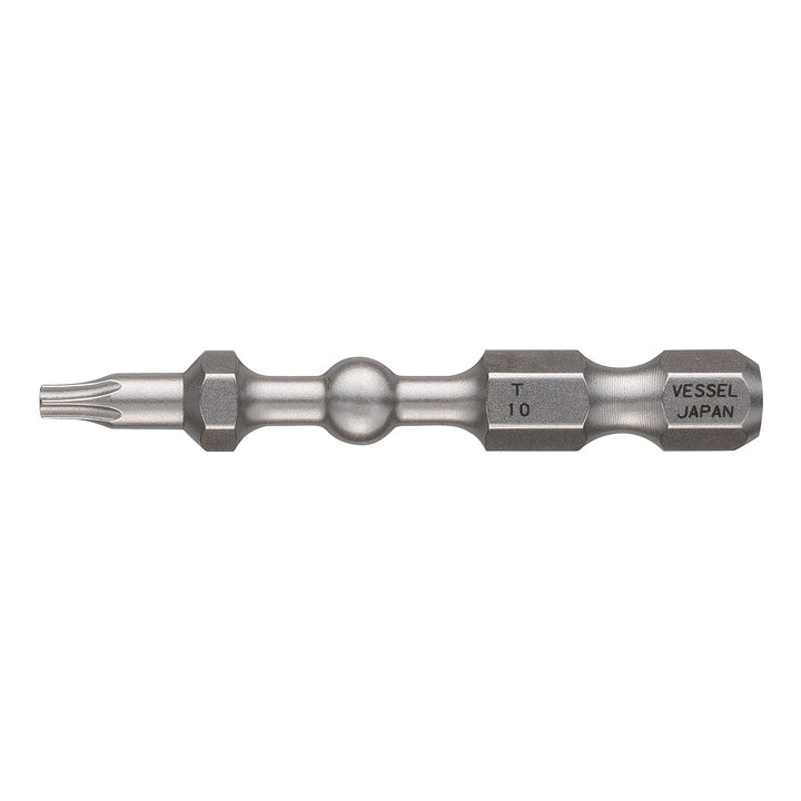 Vessel Tools IBTX1050P2 IMPACT BALL Torsion Bit (T10 x 50 mm, 2 pcs.)