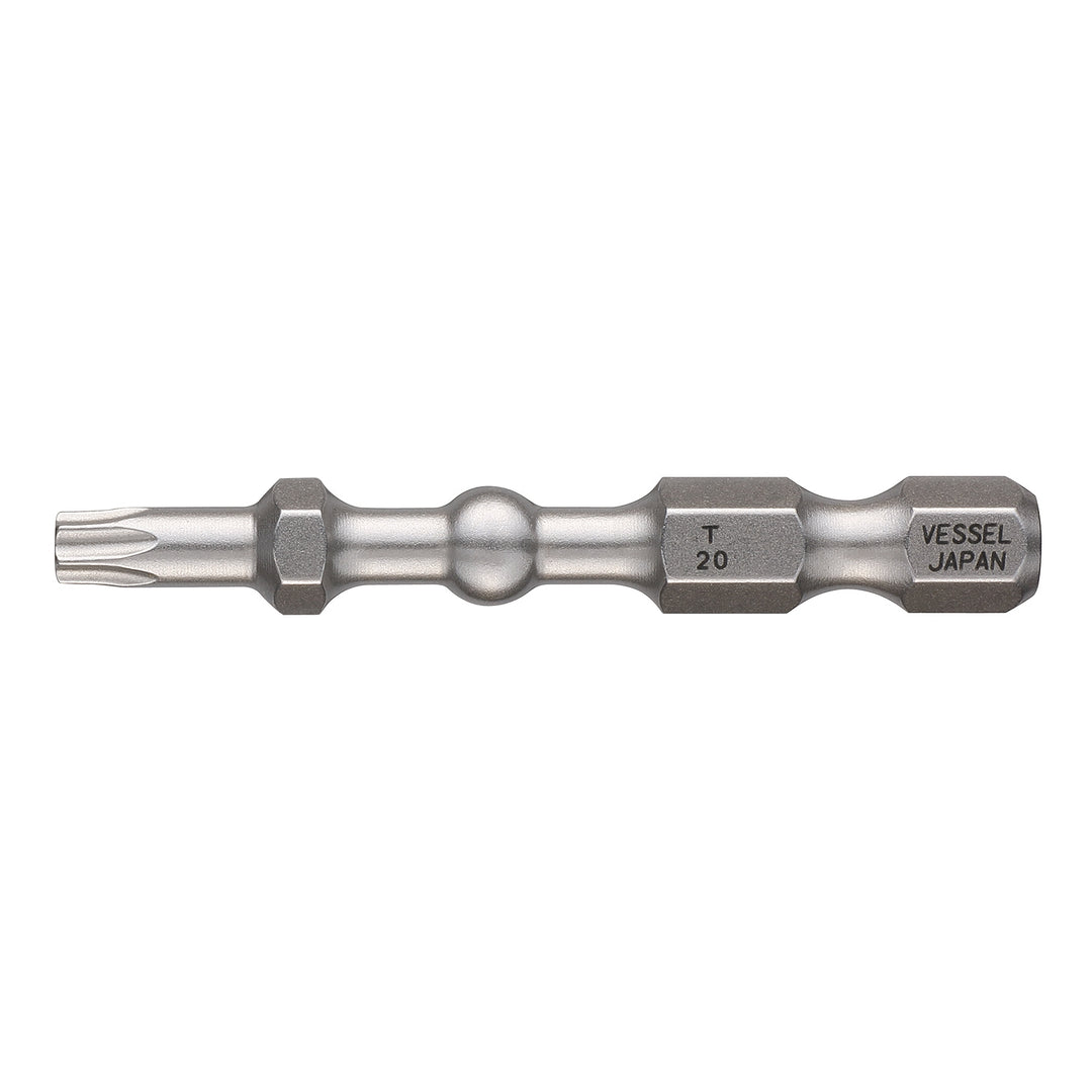 Vessel Tools IBTX2050P2 IMPACT BALL Torsion Bit (T20 x 50 mm, 2 pcs.)