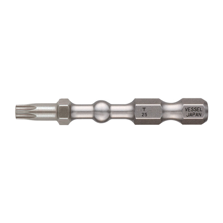 Vessel Tools IBTX2550P2 IMPACT BALL Torsion Bit (T25 x 50 mm, 2 pcs.)