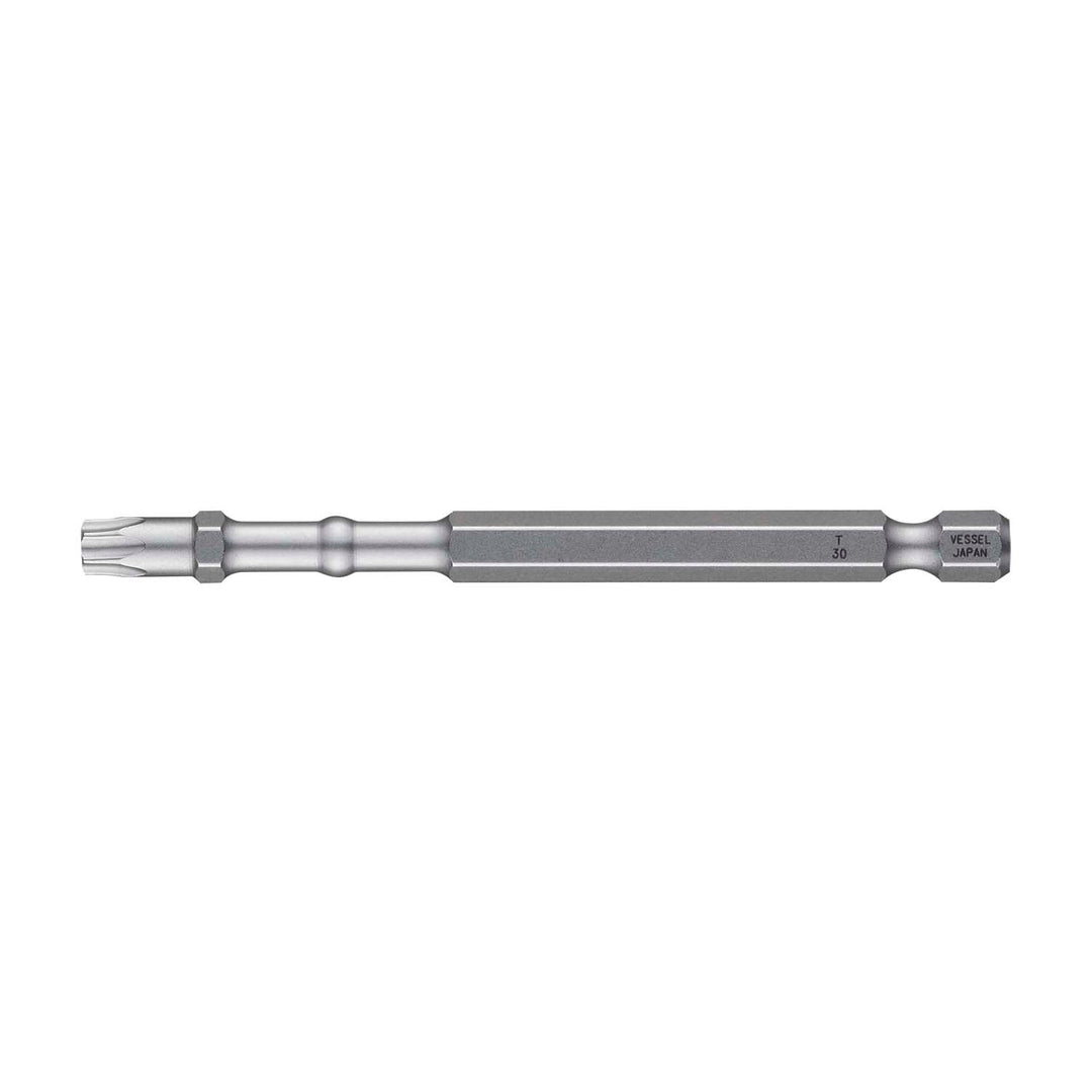 Vessel Tools IBTX3090P2 IMPACT BALL Torsion Bit (T30 x 90 mm, 2 pcs.)