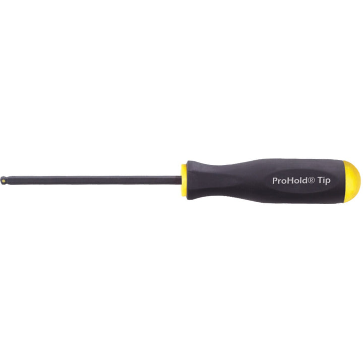 Bondhus 74676 10mm x 184mm ProHold Ball End Tip Screwdriver with ProGuard Finish, 2 Piece