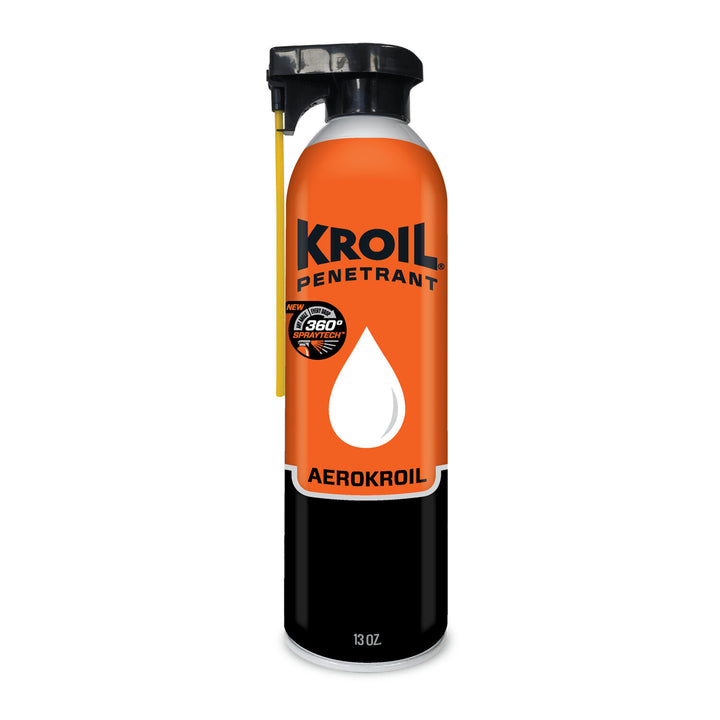 Kroil KS132ST Original Penetrant Oil Aerosol with SprayTech, 13 oz - For Rusted Bolts, Metal, Hinges, Chains, Moving Parts, Rust, Corrosion Inhibitor