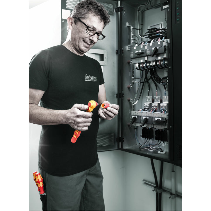 Wera 8790 A VDE Zyklop Socket, insulated, with 1/4" drive, 4mm