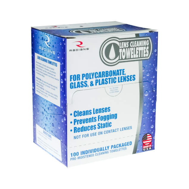 Lens Cleaning Towelettes, Box of 100