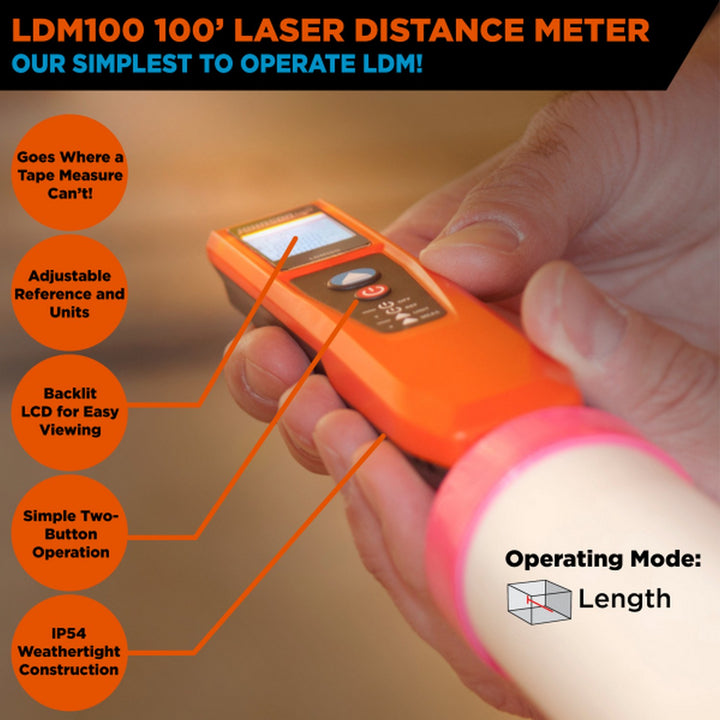Johnson LDM100 Laser Distance Meter