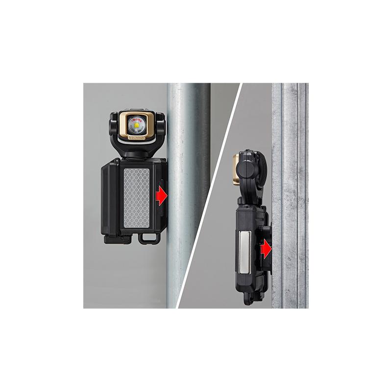 Tajima LE-SF501D-SP GRATI-LITE, detachable work light with belt holder, flood beam, rechargeable, 500 lm