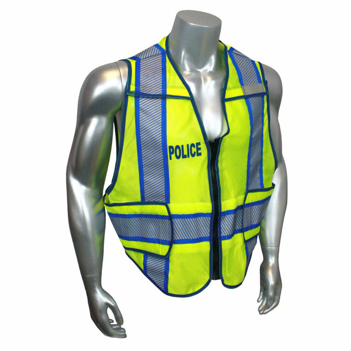 Radwear USA Police Type P Breakaway Vest - Police - Blue Trim - Green