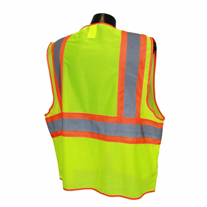 Radwear USA LHV-5ANSI-CT Type R Class 2 3.5oz Poly Mesh Safety Vest - Green