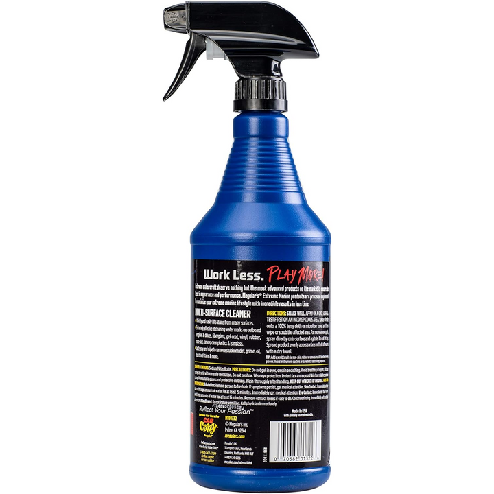 Meguiar's M180332 Extreme Marine Multi-Surface Cleaner, 32 .oz, Spray