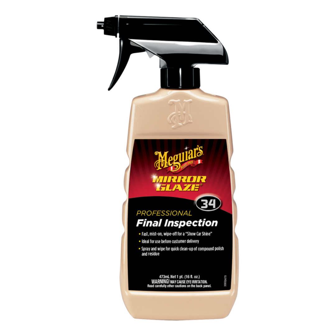 Meguiar's M3416 Mirror Glaze Final Inspection Mist & Wipe, 16 .oz, Spray
