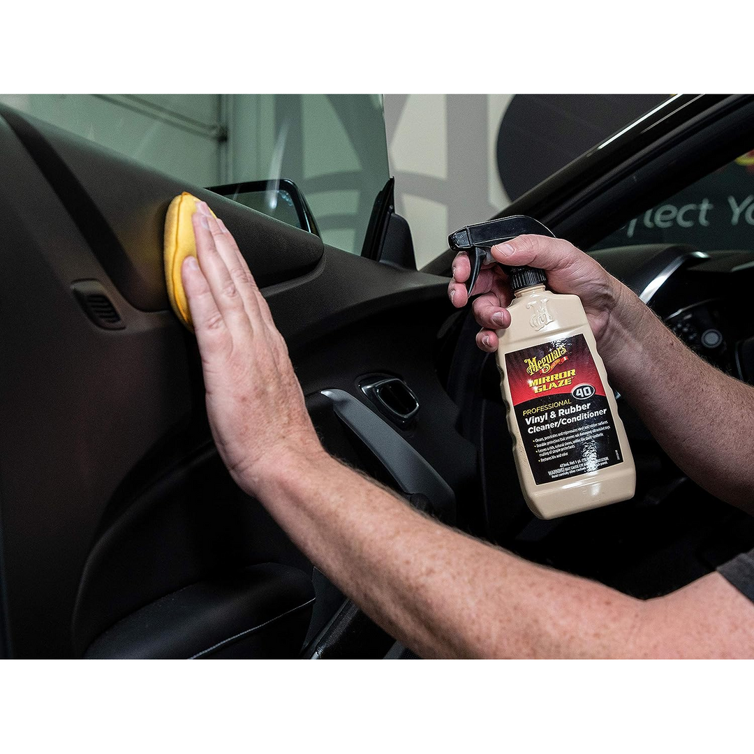 Meguiar's M4016 Mirror Glaze Professional Vinyl & Rubber Cleaner, 16 .oz