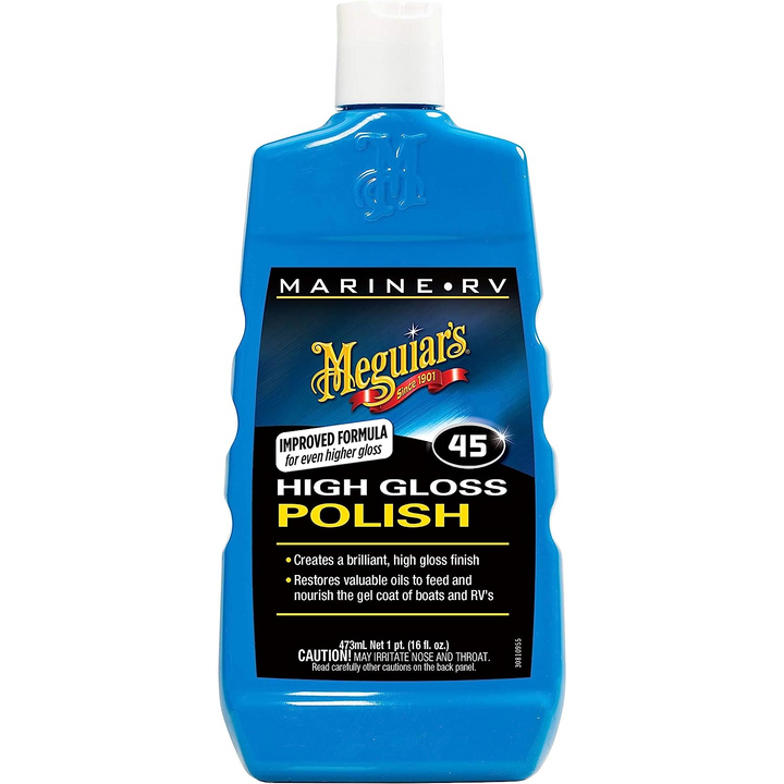 Meguiar's M4516 Marine/RV High Gloss Polish, 16 .oz, Liquid