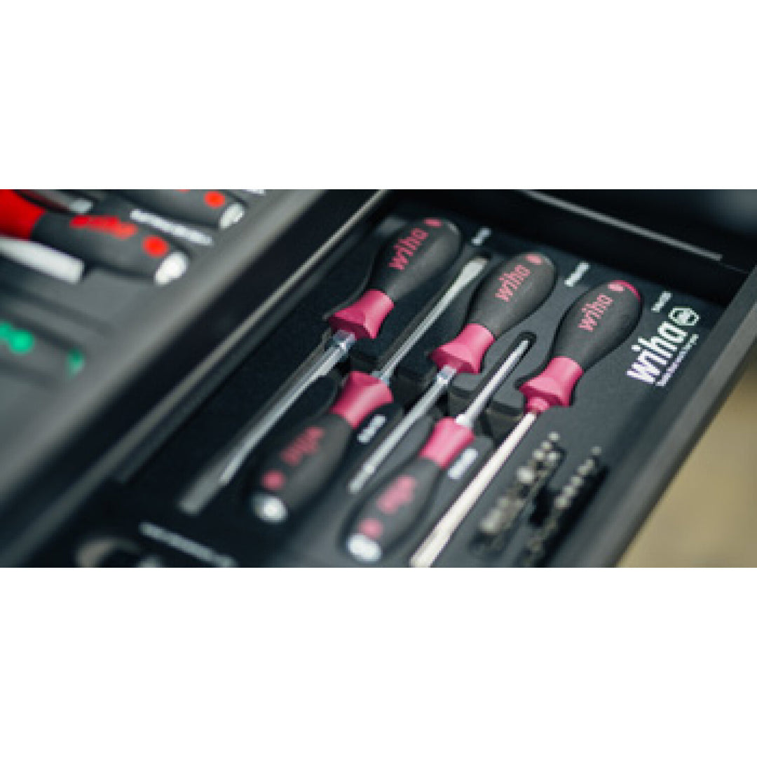 Wiha Tools 52690 25 Piece MicroFinish Screwdriver Tray Set