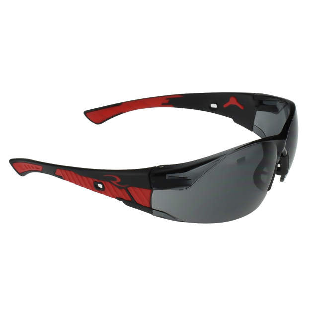 Radians Obliterator Safety Eyewear - Black/Red Frame
