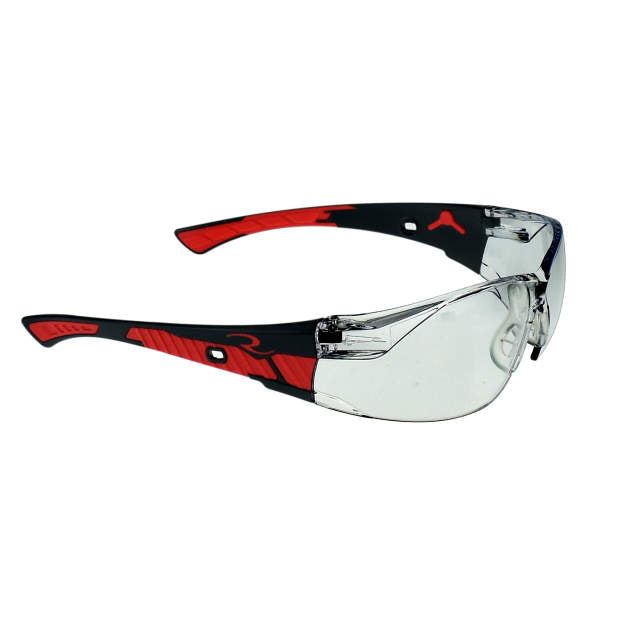 Radians Obliterator Safety Eyewear - Black/Red Frame