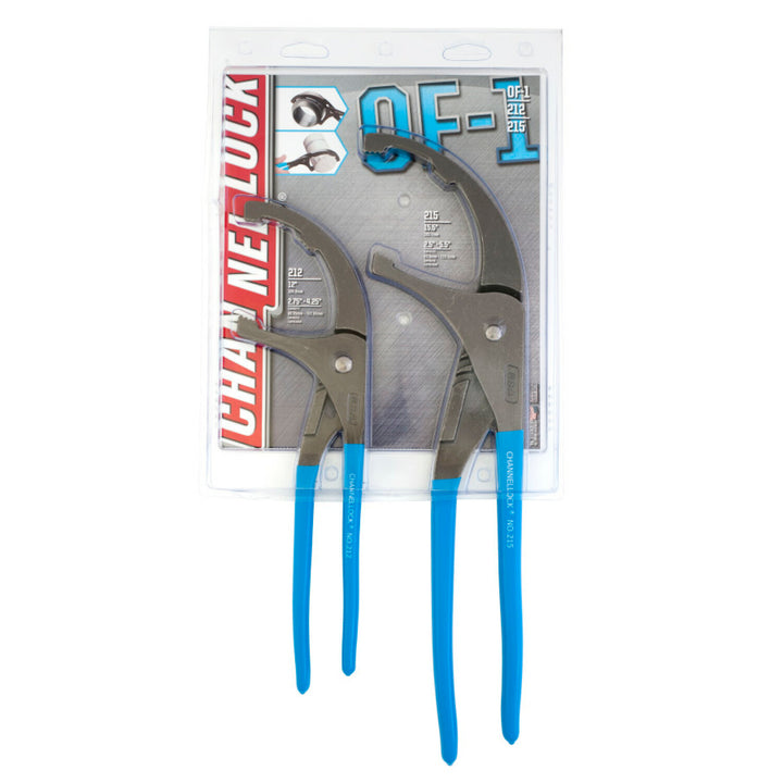 Channellock OF-1 2PC Oil Filter/ PVC Pliers Set