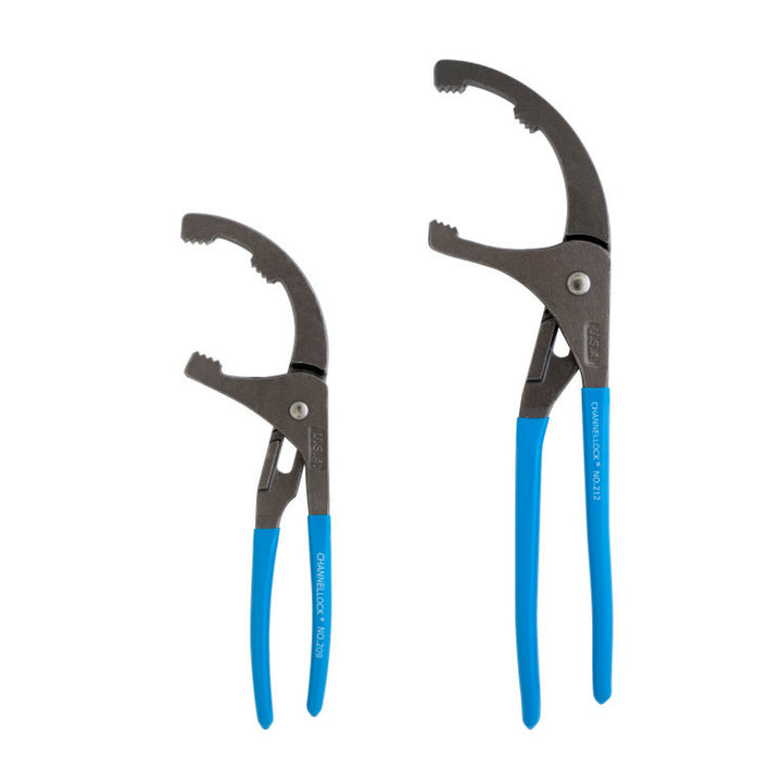 Channellock OF-2 2Pc Oil Filter/ PVC Pliers Set