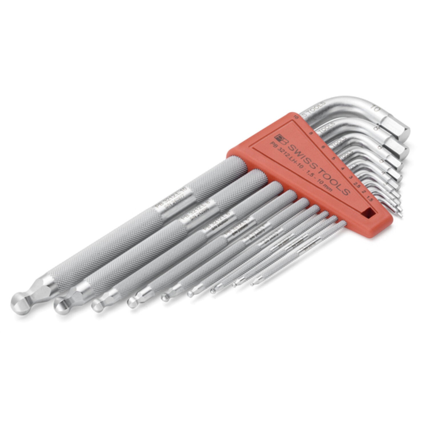 PB Swiss Tools PB 3212.LH-10 CBB Safety Hex Key L-Wrench Set In A