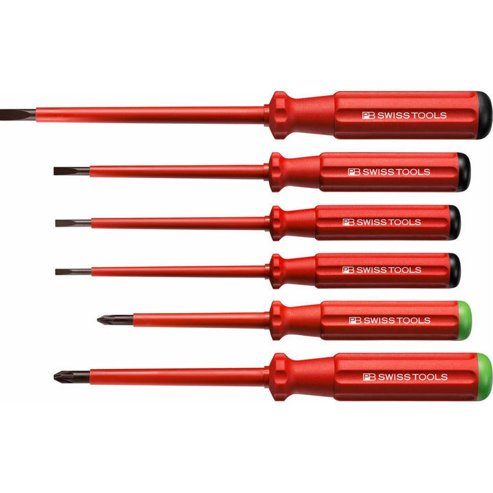 PB Swiss Tools PB 5543 Classic VDE Screwdriver Set, Slim, 6pcs