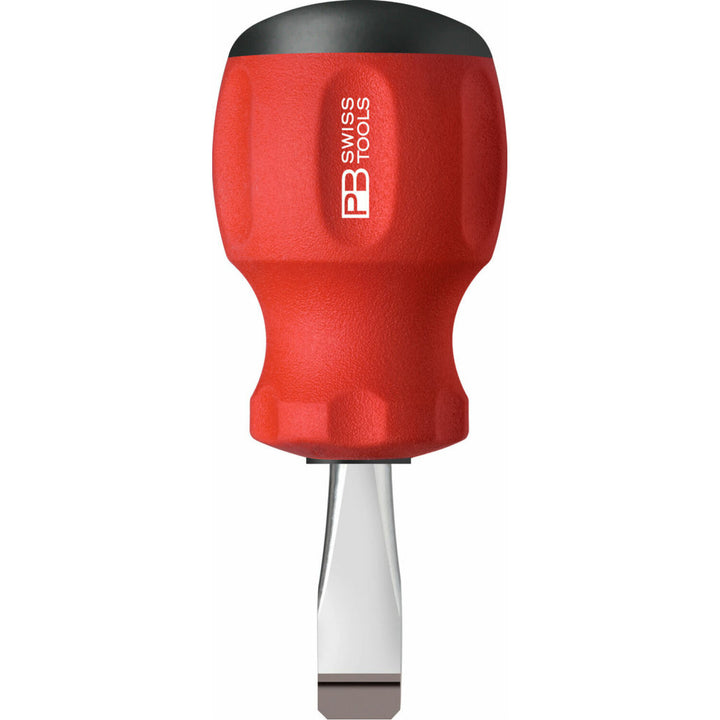 PB Swiss Tools PB 8135.4-30 Slotted, Swiss Grip Stubby Screwdrivers, 3.5 x 30mm
