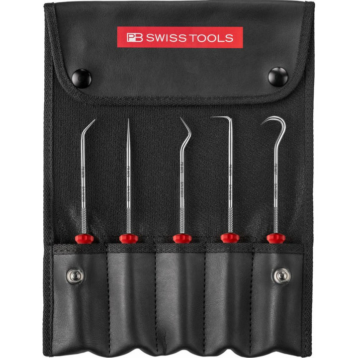 PB Swiss Tools PB 8685.Set PickTool, SwissGrip Handle, 5-Piece Set In Roll-Up Case