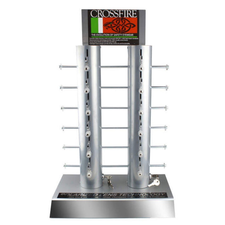 Crossfire PL12 12 Unit Locking Counter Eyewear Display
