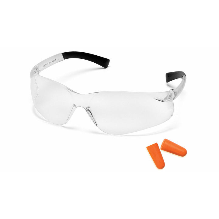 Pyramex PYS2510SDP Ztek with Clear Lens and DP1000 Earplugs
