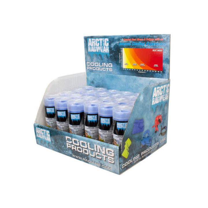 Radians Arctic Radwear® Cooling Wrap Counter Display - 24