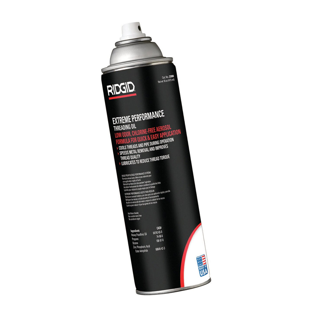 Ridgid 22088 Extreme Performance Aerosol Thread Cutting Oil