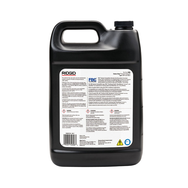Ridgid 32808 Endura-Clear Thread Cutting Oil