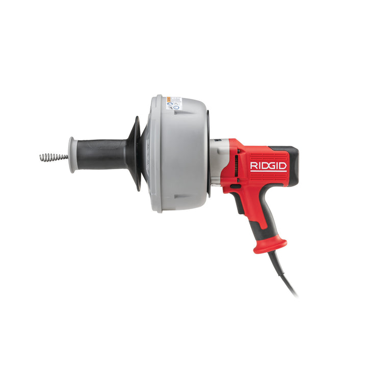 Ridgid 36003 K-45AF Machine with: - C-1lC, 5/16" x 25' (8 mm x 7.6 m) Inner Core Cable with Inner Drum - C-6, 3/8" x 35' (10 mm x 10.7 m) Cable with Inner Drum - T-250