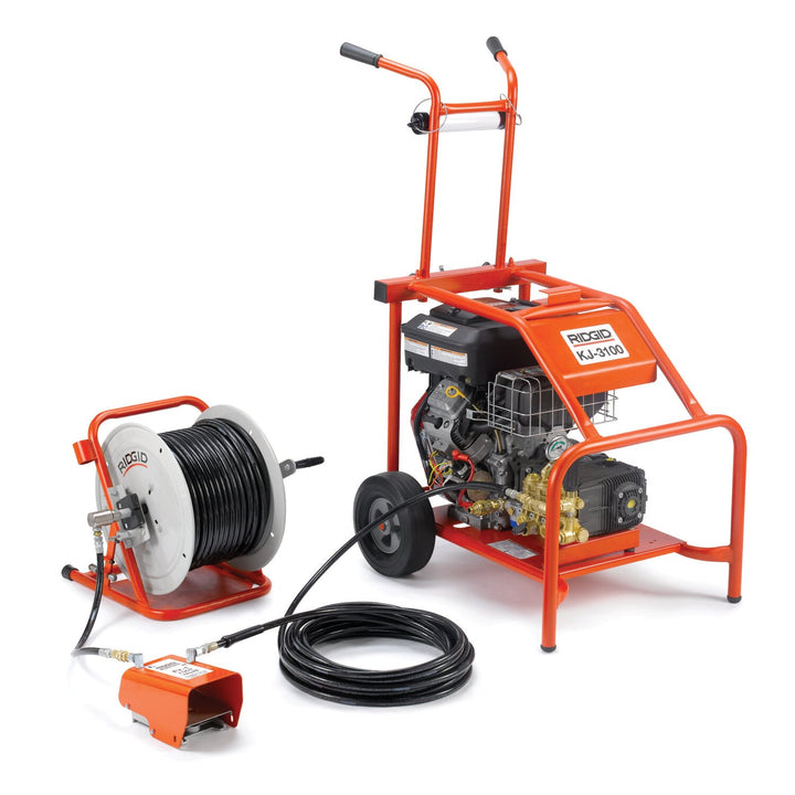 Ridgid 37413 KJ-3100 Jetter with Hoses, Nozzles & Accessories