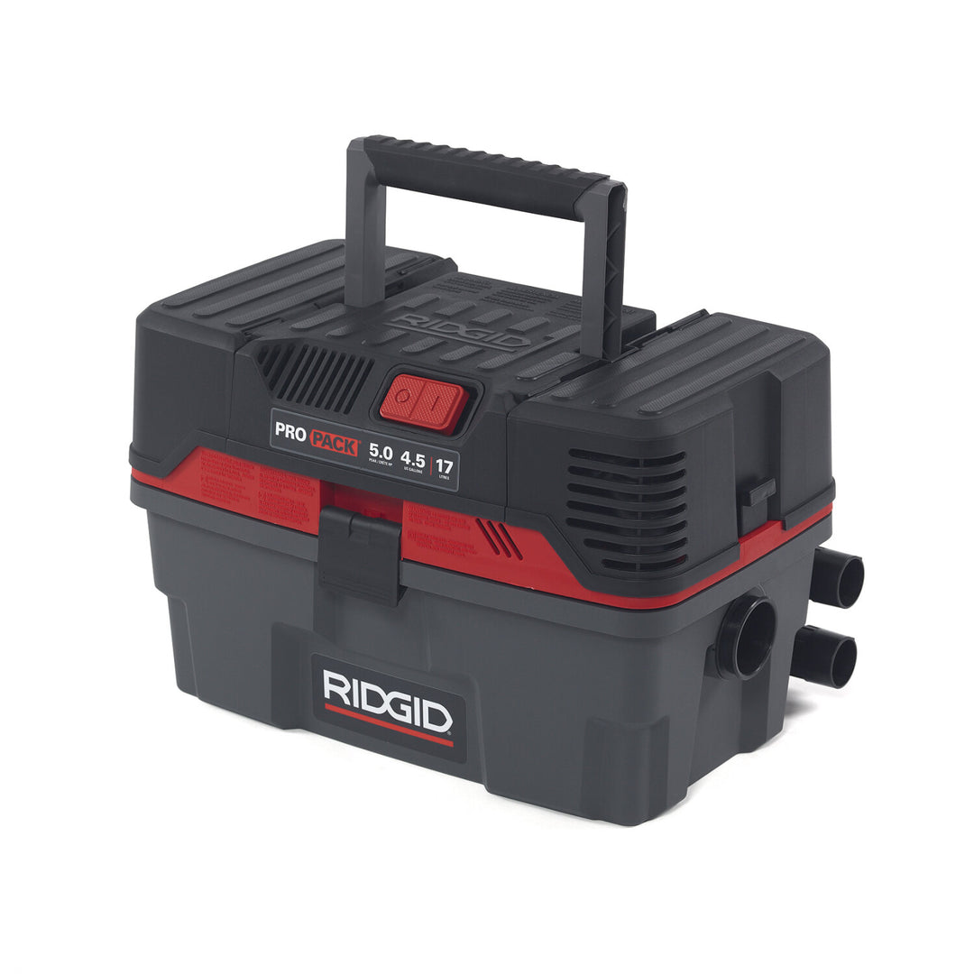Ridgid 50318 4.5 Gallon ProPack Wet/Dry Vac (4500RV)