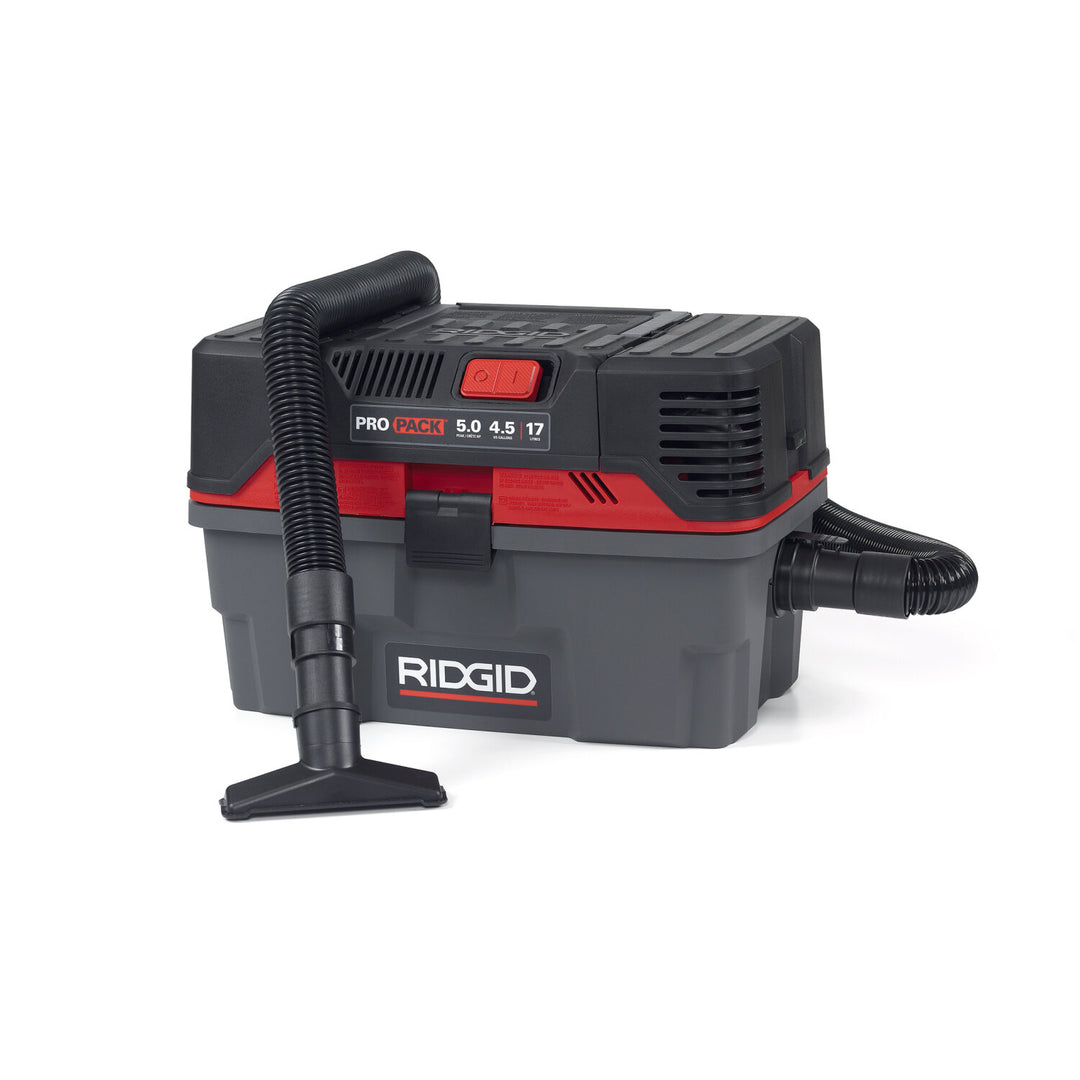 Ridgid 50318 4.5 Gallon ProPack Wet/Dry Vac (4500RV)