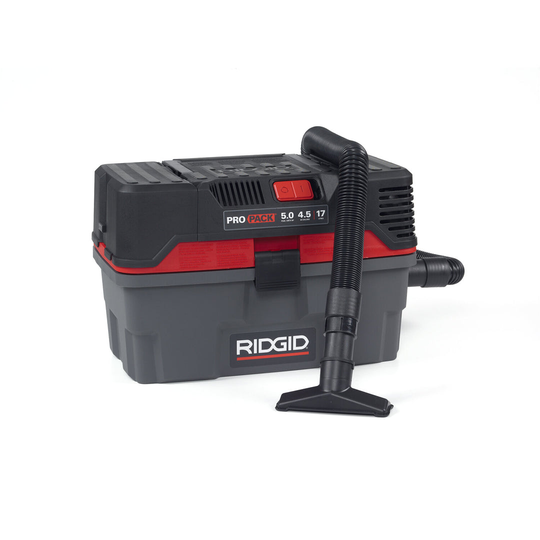 Ridgid 50318 4.5 Gallon ProPack Wet/Dry Vac (4500RV)