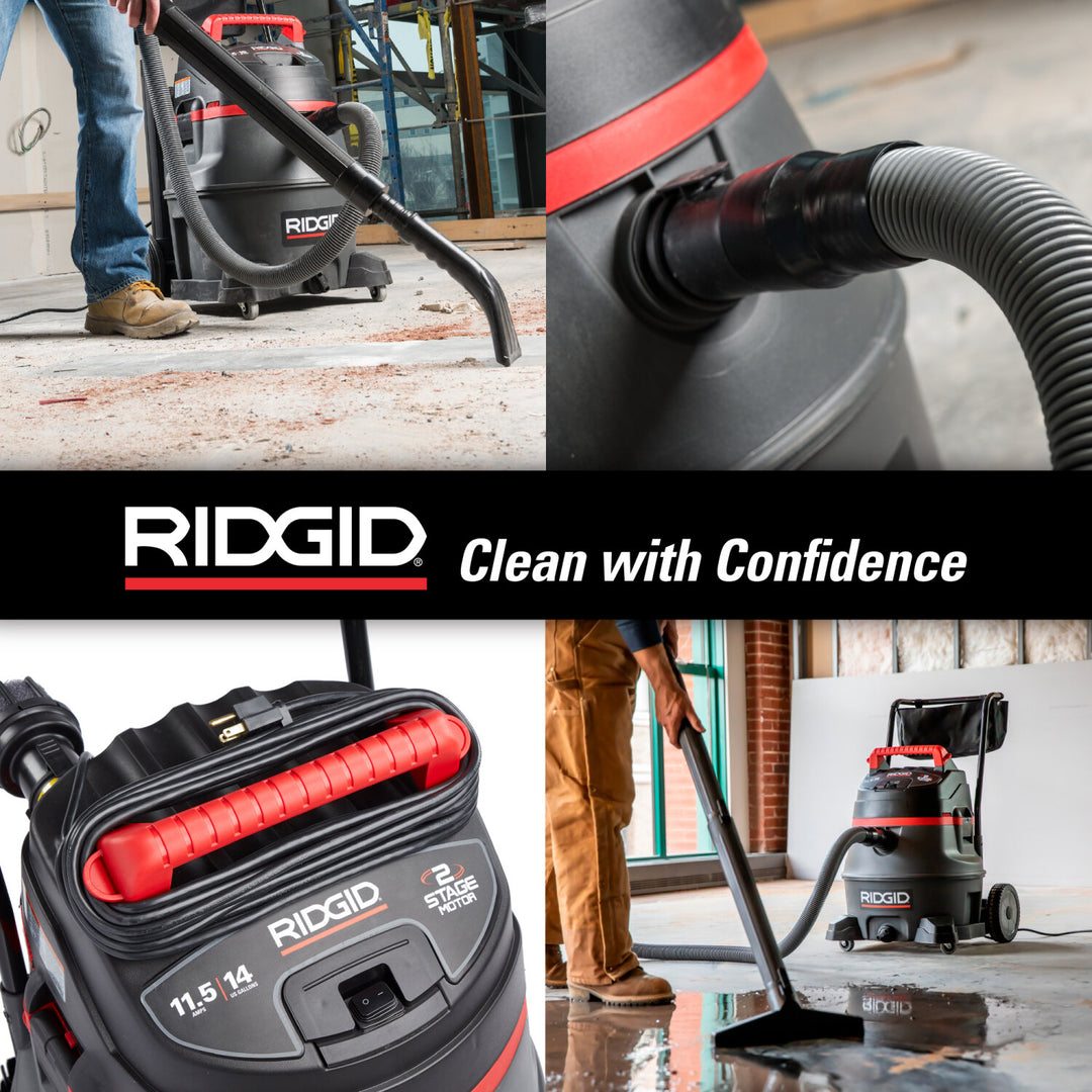 Ridgid 50358 14 Gallon 2-Stage Wet/Dry Vac (RV2400A)