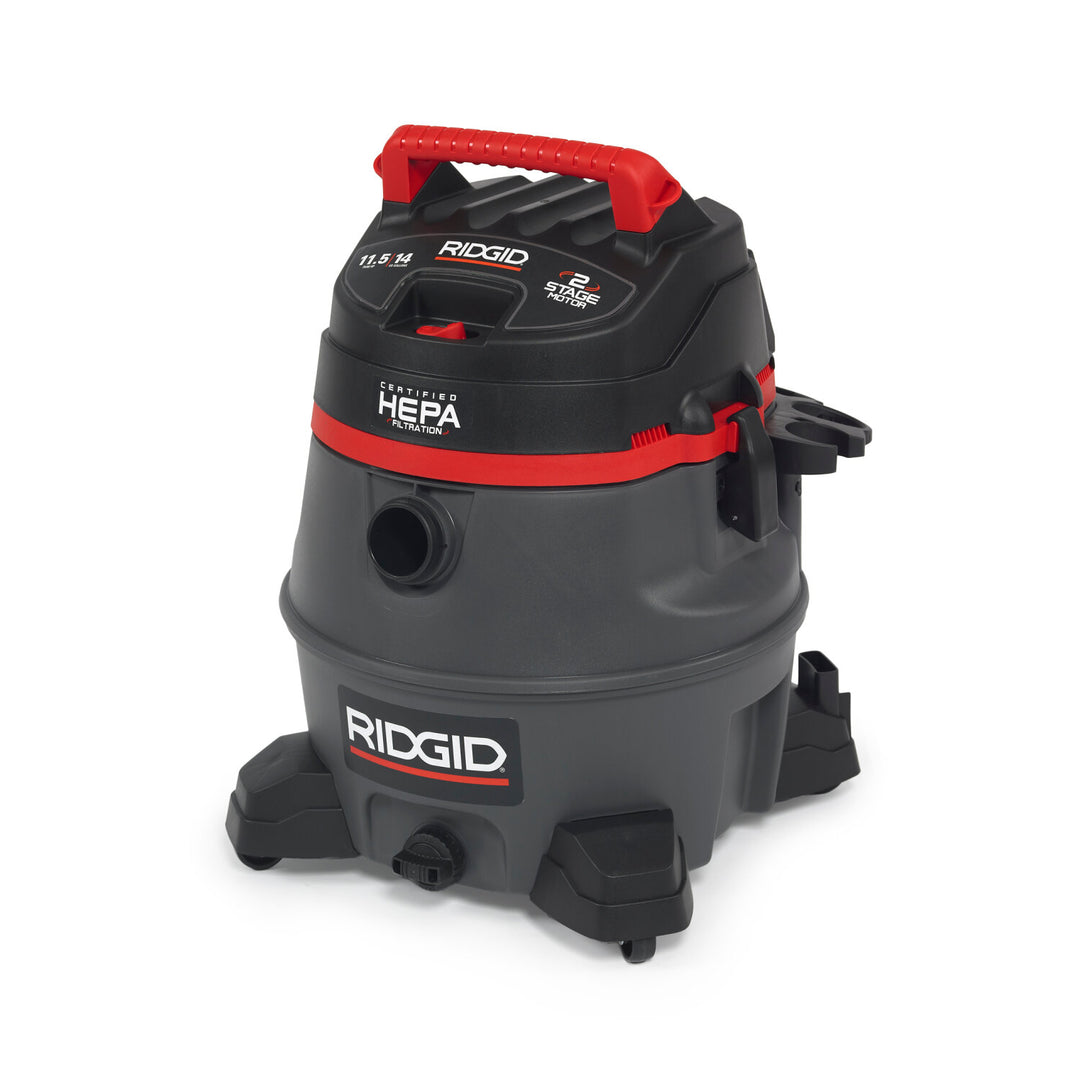 Ridgid 50368 14 Gallon with Certified HEPA Filtration (RV2400HF)