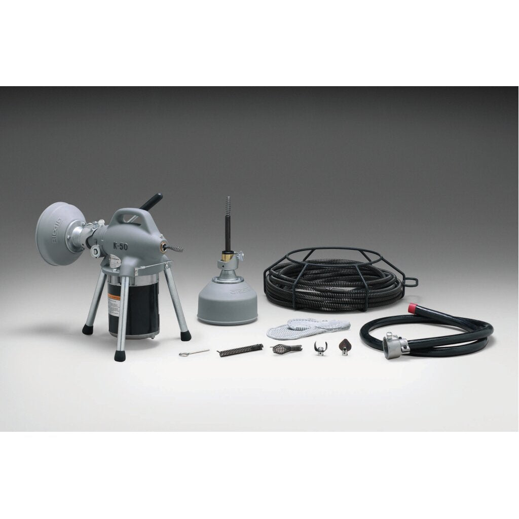 Ridgid 52972 K-50 Machine, with A-40 Cable Kit – Haus of Tools